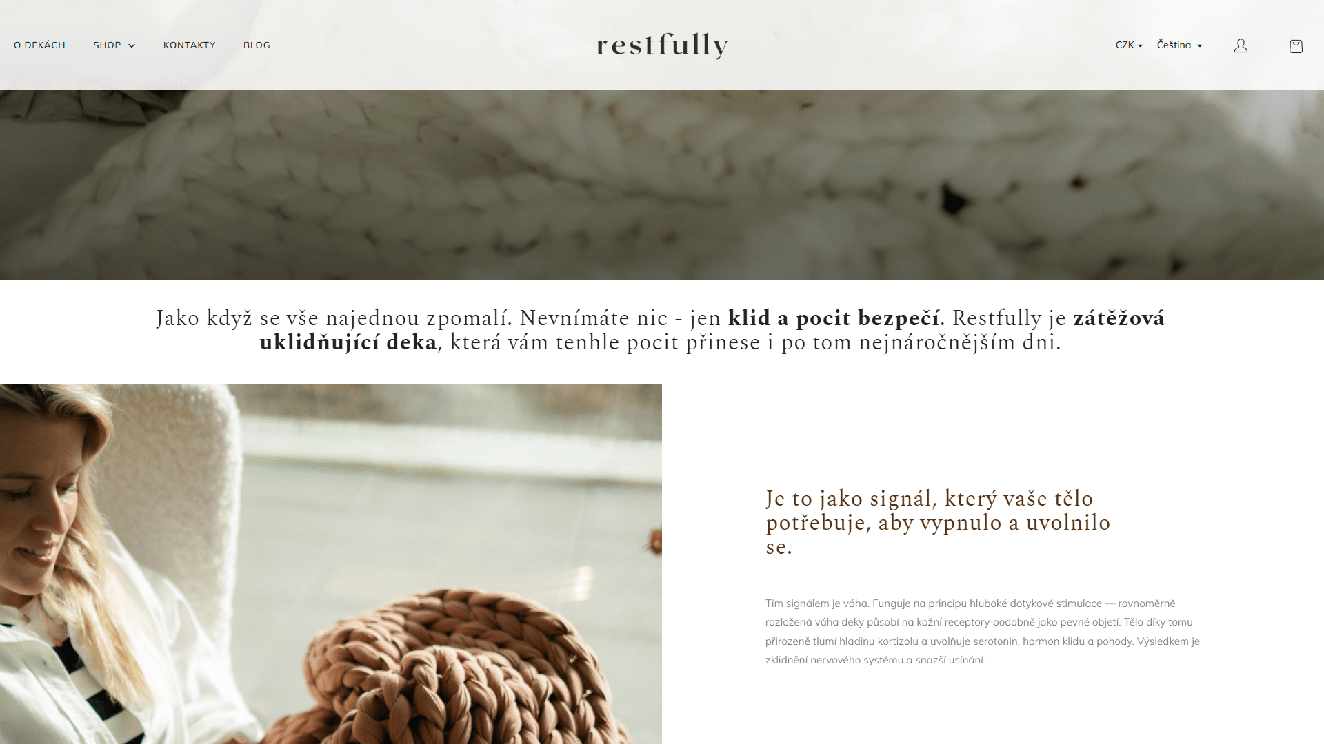 Webdesign - Restfully homepage